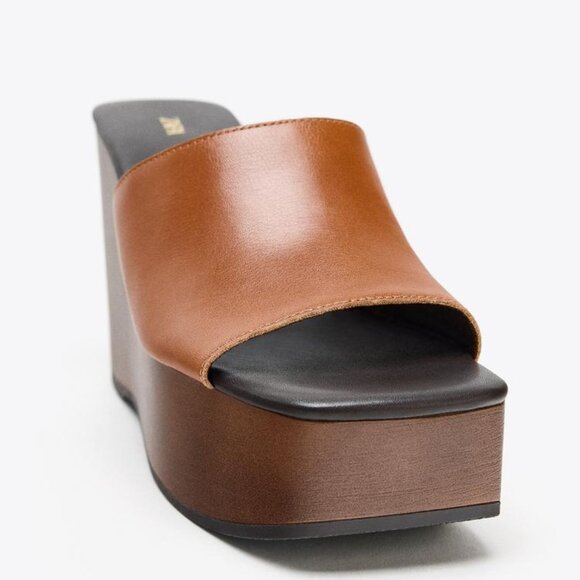 NTW Zara - Leather Wedge - Picture 2 of 5